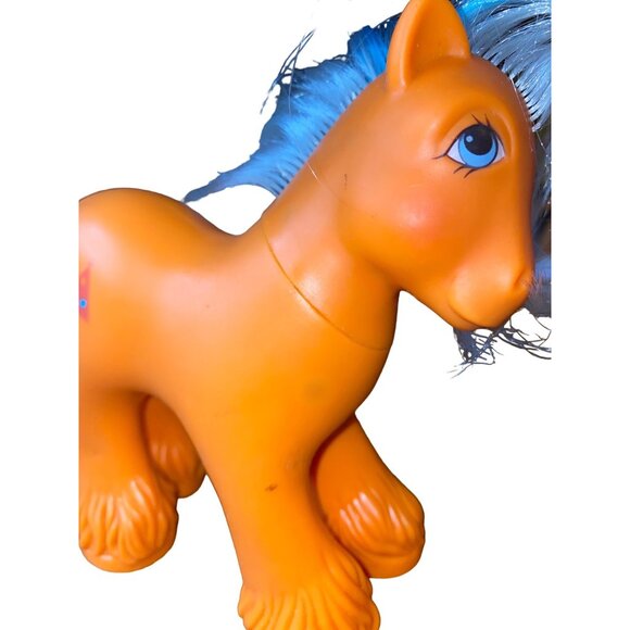 MLP Big Brother Pony Wigwam G1 Boy My Little Pony Toy - Orange With Blue Eyes & - Picture 12 of 15